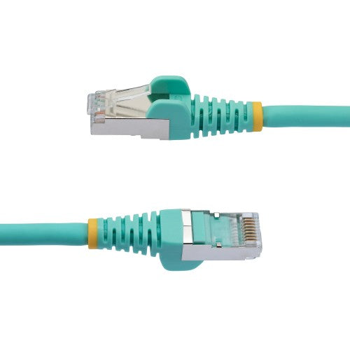 StarTech.com NLAQ-12F-CAT6A-PATCH networking cable Aqua color 145.7" (3.7 m) S/FTP (S-STP)