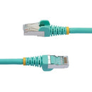 StarTech.com NLAQ-8F-CAT6A-PATCH networking cable Aqua color 94.5" (2.4 m) S/FTP (S-STP)