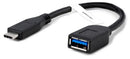 Plugable Technologies USBC-AF3 USB cable USB 3.2 Gen 1 (3.1 Gen 1) 7.87" (0.2 m) USB A Black