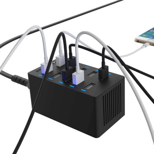 Sabrent AX-TPCS mobile device charger MP3, Smartphone, Tablet Black AC Indoor