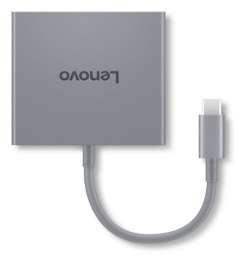 Lenovo GX91R64790 laptop dock/port replicator Wired USB 3.2 Gen 1 (3.1 Gen 1) Type-C Gray