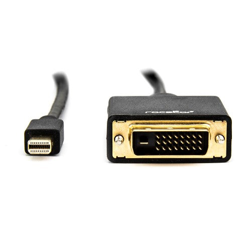 Rocstor Y10C164-B1 video cable adapter 70.9" (1.8 m) Mini DisplayPort DVI-D Black