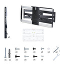 StarTech.com 65SAP2-TV-WALL-MOUNT TV mount/stand 65" Black, Silver
