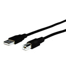 Comprehensive USB A/B, 4.5m USB cable USB 2.0 177.2" (4.5 m) USB B Black