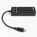 Rocstor Y10A228-B1 interface hub USB 3.2 Gen 1 (3.1 Gen 1) Type-C Black