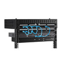 StarTech.com RK812WALLOA rack cabinet 8U Wall mounted rack Black