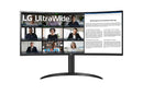 LG 34BR55QC-B computer monitor 34" 3440 x 1440 pixels Wide Quad HD LCD Black