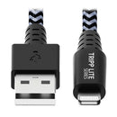 Tripp Lite M100-010-HD lightning cable 118.1" (3 m) Black, White