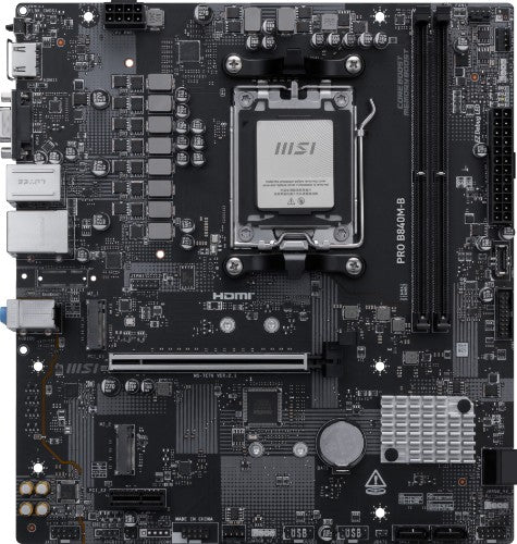 MSI PRO B840M-B motherboard AMD B840 Socket AM5 micro ATX