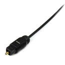 StarTech.com 10 ft Thin Toslink Digital audio cable 120.1" (3.05 m) Black