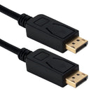 QVS DP, 20ft. 118.1" (3 m) DisplayPort Black