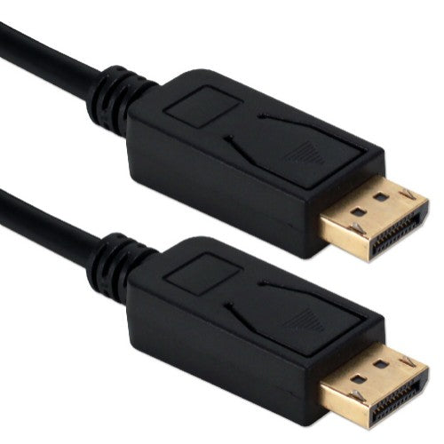 QVS DP, 20ft. 118.1" (3 m) DisplayPort Black