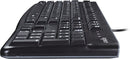 Logitech 920-002478 keyboard Office USB English Black