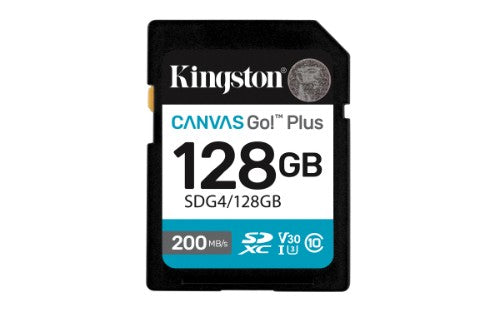 Kingston Technology Canvas Go! Plus 128 GB SDXC UHS-I Class 10