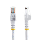 StarTech.com 6 ft White Snagless Category 5e (350 MHz) UTP Patch Cable networking cable 72" (1.83 m)