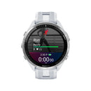 Garmin Forerunner® 965 Running Smartwatch, Colorful AMOLED Display, Training Metrics and Recovery Insights, Whitestone and Powder Gray