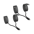 2-Pack 4FT Dual USB-C Splitter Cable - For iPhone 15, iPad, Samsung & More