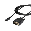 StarTech.com CDP2VGAMM2MB video cable adapter 78.7" (2 m) USB Type-C VGA (D-Sub) Black