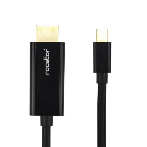 Rocstor Y10C196-B1 video cable adapter 78.7" (2 m) Mini DisplayPort HDMI Type A (Standard) Black