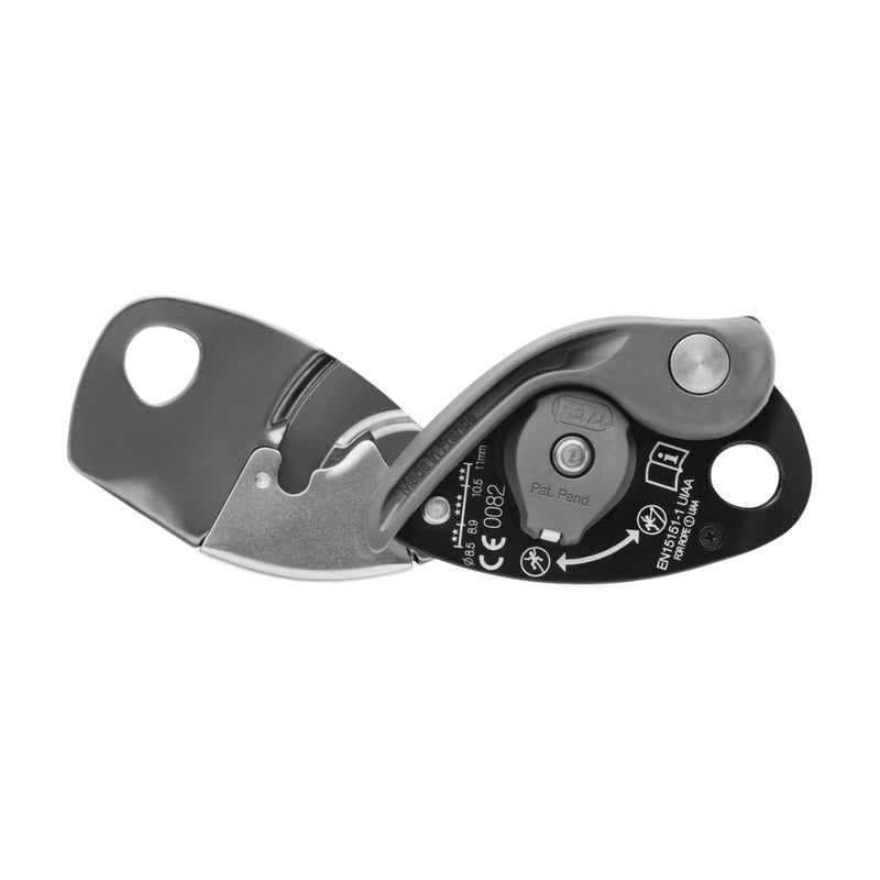 PETZL GRIGRI+ Belay Device with Cam-Assisted Blocking and Anti-Panic Handle Orange