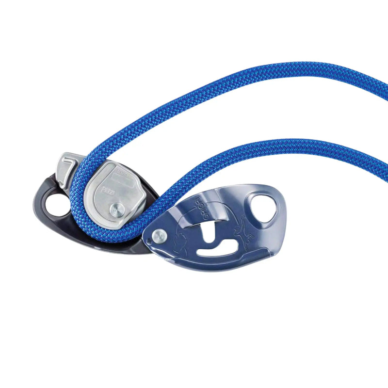 Petzl GRIGRI Belay Device - Belay Device With Cam-Assisted Blocking for Sport, Trad, and Top-Rope Climbing - Blue