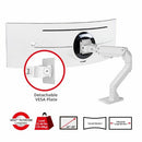 Siig CE-MT3S11-S1 monitor mount / stand 49" White Desk
