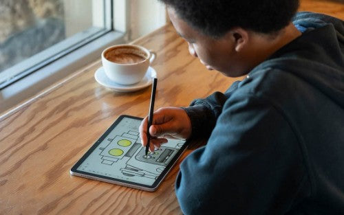 Wacom MovinkPad 11 graphic tablet Gray 5080 lpi 9.57 x 6.26" (243 x 159 mm) USB/Bluetooth