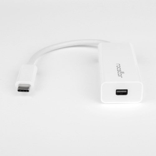 Rocstor Y10A241-W1 DisplayPort cable USB C Mini DisplayPort White