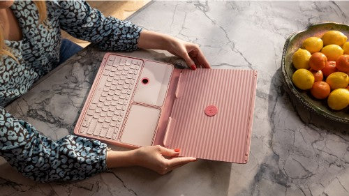 Logitech 920-011237 mobile device keyboard QWERTY English Bluetooth Pink