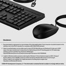 HP 225 Wired Mouse and Keyboard Combo