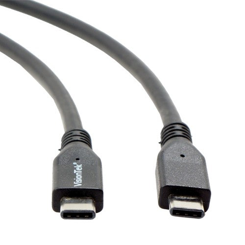 VisionTek USB 3.1 1m USB cable USB 3.2 Gen 2 (3.1 Gen 2) 39.4" (1 m) USB C Black