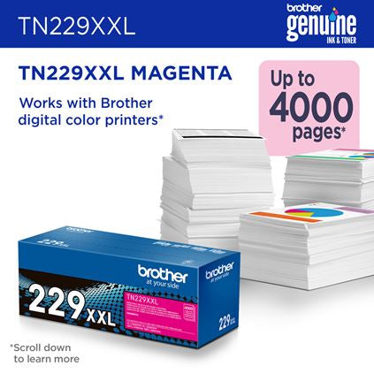 Brother TN-229XXLM toner cartridge 1 pc(s) Original Magenta