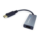 Comprehensive DPM-HD4K video cable adapter 7.87" (0.2 m) DisplayPort HDMI Type A (Standard) Black, Gray