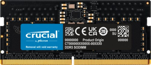 Crucial CT8G56C46S5 memory module 8 GB 1 x 8 GB DDR5 5600 MHz ECC
