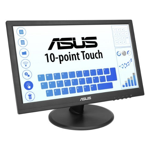 ASUS Touch VT169HE computer monitor 15.6" 1920 x 1080 pixels Full HD LED Touchscreen Tabletop Black
