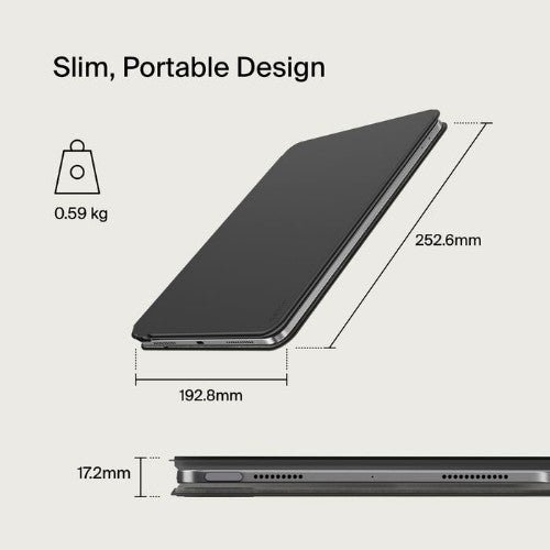 Belkin BBZ002TT-V3 mobile device keyboard QWERTY English Bluetooth Black