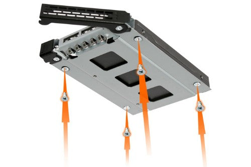 Icy Dock MB411SPO-B drive bay panel Black