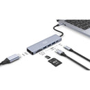Adesso AUH-4025 laptop dock/port replicator Wired USB 3.2 Gen 2 (3.1 Gen 2) Type-C Aluminum