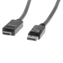 Rocstor Y10C127-B1 video cable adapter 70.9" (1.8 m) DisplayPort HDMI Black