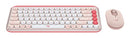 Logitech 920-013105 keyboard Mouse included Universal Bluetooth QWERTY English Rose