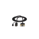 StarTech.com HD2VGAMM6 video cable adapter 74.8" (1.9 m) VGA (D-Sub) HDMI + Micro USB Black