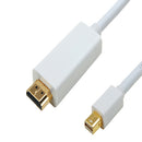 4XEM 4XMDPHDMI10 video cable adapter 118.1" (3 m) mini DisplayPort HDMI White
