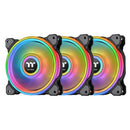 Thermaltake Riing Quad 12 RGB Computer case Fan 4.72" (12 cm) Black 3 pc(s)