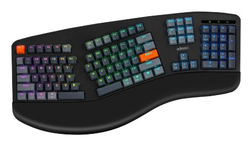 Adesso EasyTouch 1500 keyboard Home/Office USB + RF Wireless + Bluetooth QWERTY US English Black, Gray