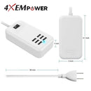 4XEM 4XPOWER6USBCBL mobile device charger White Indoor