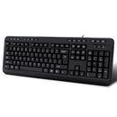 Adesso AKB-132HB keyboard Universal USB QWERTY US English Black