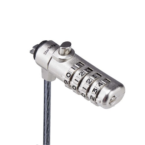 StarTech.com SNANOC4D-LAPTOP-LOCK cable lock Black, Silver 78.7" (2 m)