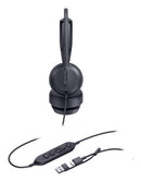 Yealink UH42 Dual UC USB-C/A Headset Wired Head-band Calls/Music USB Type-C / USB Type-A Black