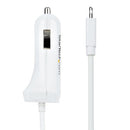 StarTech.com USBLT2PCARW2 mobile device charger Smartphone White Cigar lighter Auto