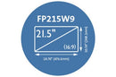Kensington FP215W9 Privacy Screen for 21.5” Widescreen Monitors (16:9)